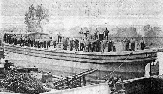 Morgan Brothers built canal boats, steam propellers and yachts, as well as a large number of boats and dredges that were ordered by the Canadian government.